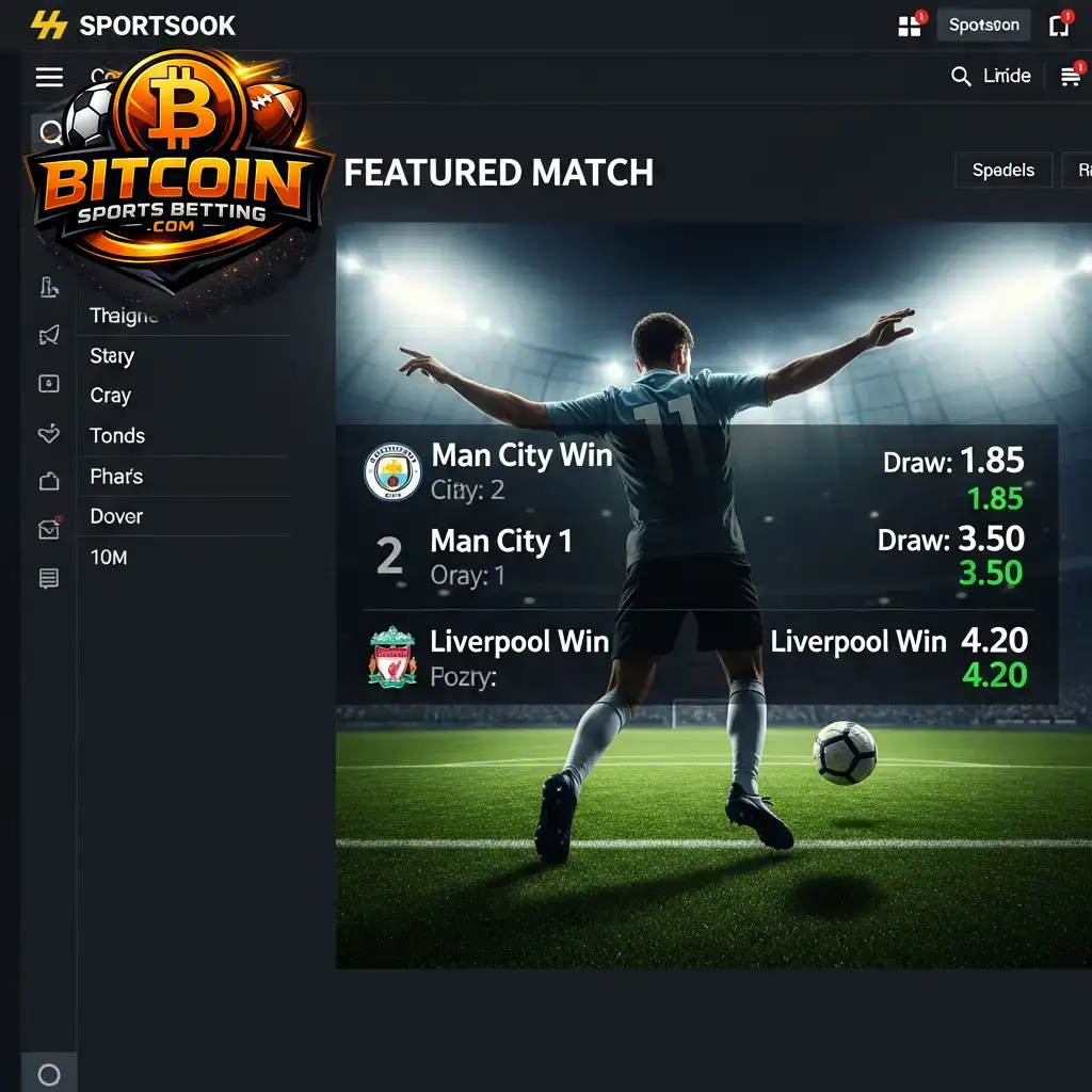 Benutzeroberfläche einer modernen Crypto-Sportwetten-Website, die verschiedene Wettmärkte für ein Fußballspiel der Weltmeisterschaft 2026 anzeigt.